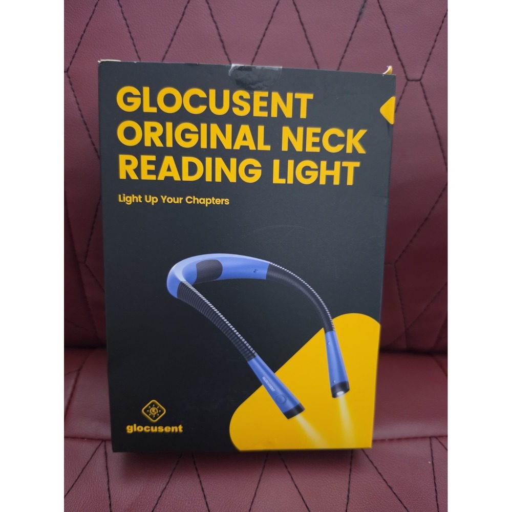 Glocusent LED Original Neck Reading Light - Blue (GLCSNTBL001) New